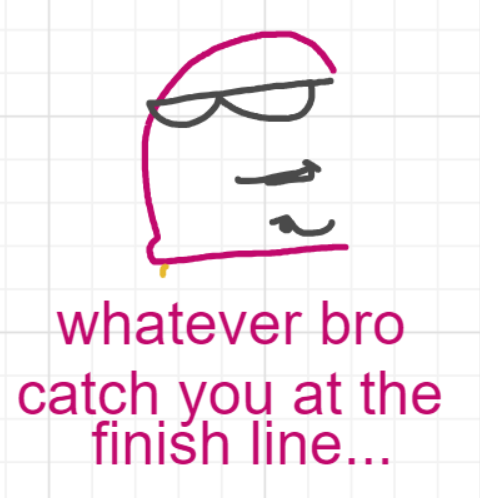 A panel from Running Duos, episode four of the Board Boards object show by Furretwalk/WalkingFurret.